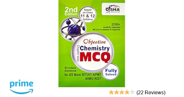 Objective Chemistry Chapter Wise Mcq For Jee Main Bitsat Aipmt - objective chemistry chapter wise mcq for jee main bitsat aipmt aiims kcet 2nd edition amazon in disha experts books
