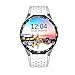 Price comparison product image AWOW KW88 3G WIFI Android 5.1 Smartwatch - KingWare All-In-One Smart Watch With Nano SIM Card Slot GPS Camera Heart Rate Monitor Google Map Google Play (White + Silver)