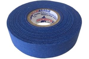Sportstape Pack of 3 24mm Royal Blue Ice Hockey Cloth Stick Tape Grip Wrap