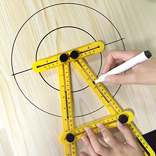 URXTRAL Messgerät angle-izer Vorlage Werkzeug viereckigen Lineal Mechanismus Slide Y für Handwerker - 3