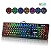 Produktbild Elepawl RGB Mechanische Tastatur, Multimedia Wired Gaming KeyboardSupport 13 verschiedene Hintergrundbeleuchtung Modi und einfach zu wechseln, Aluminium Base ABS Keycap - USB-Schnittstelle Einstellbar