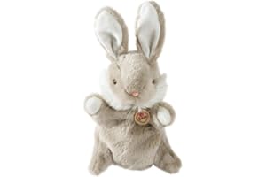 BAUER SPIELWAREN Heinrich Bauer - 11802 - Marionnette à Main Lièvre en Peluche - Gris