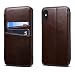 Produktbild FüR iPhone X/Xs Handy Case Karte Flip Stand iPhone 8 Plus Erste Schicht LederöL Wachs Iphonexr Mobile Shell Samsung Note9 Abdeckung,B,iphone6/6s