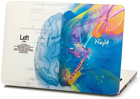 Herngee Macbook Case, Mathematical Left Brain and Musical Right Brain Plastic Hard Cover Case for Apple Macbook Pro 15" with Touch Bar &amp; Touch ID(2016 Released)