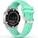 Produktbild MoKo Armband für Samsung Gear S3 Frontier / Galaxy Watch 46mm / Classic Watch - Silikon Sportarmband Uhr Band Strap Erstatzband Uhrenarmband für Samsung Gear S3 Classic Samrtwatch, Mint Grün (Nicht für Gear S2 Classic)