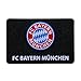 Produktbild München FC Bayern Fußmatte, Türmatte, Fußabstreicher, Abtreter Logo FCB - Plus gratis Lesezeichen I Love