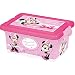 Minnie Mouse Disney Box Box Box Storage Box with Lid 3.7L Children's Bedroom