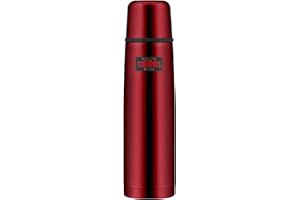 Thermos Leggero e Compatto Bottiglia, Acciaio Inossidabile, Cranberry Red Polished, 1,00 l