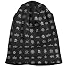 Produktbild Alpha Industries All Over Loose Beanie mit vielen kleinen Motiven bedruckt aus doppelt liegendem Acrylstoff , Beanies:All Over Loose.black