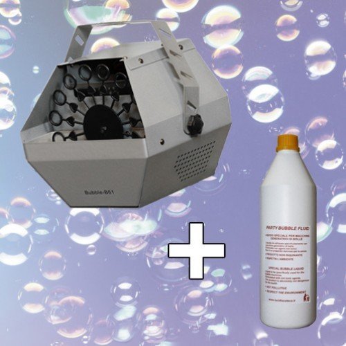 Macchina Spara Bolle con Flacone liquido per produzione bolle