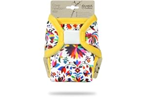 Cover Petit Lulu | Taglia neonato | Hook & Loop | Pannolini lavabili | | Pannolino di stoffa | Prodotto in Europa (Folklore)