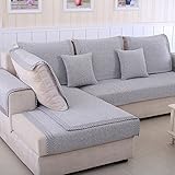 Bequem, stylisch und hochwertig: Sofaüberwurf aus schöner Baumwolle und Leinen, toller Stil und ultimativer Komfort für alle Jahreszeiten, besonders im Sommer.