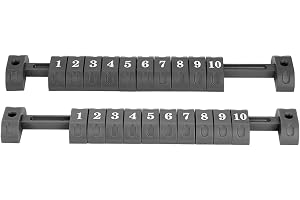 Table Football Results Indicators, 2pcs Set Table Football 10 Digits Score Counter Indicator Foosball Accessories Phospball (