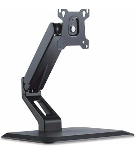 YMPA Monitorhouder, monitorhouder, houder, houder, standvoet, inklapbaar, kantelbaar, VESA 100 x 100 en 75 x 75 voor POS Touchscreen PC Computer Monitor 10 tot 22 inch MH-TS