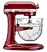 Produktbild Kitchenaid 5KSM6521XECA Küchenmaschine Artisan, 6 L Premium-Hochleistungsmodell mit Schüssel aus Glas, liebesapfelrot