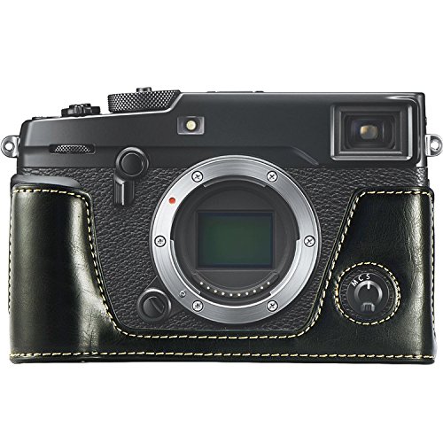First2savvv XJPT-XPRO2-D01 Gehäusehälfte präzise Passform PU-Leder Kameratasche Fall Tasche Cover für Fujifilm X-Pro2 . XPro2