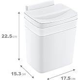 Smartware Software Hanging Trash Can 4 LT WHITE