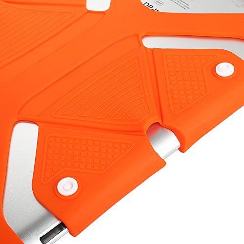 NEWSTYLE 8,9-10,5 Zoll Universal Tablet Ständer Halterung Hülle Ultra Slim Flexible Silikon Schutzhülle – Orange - 3