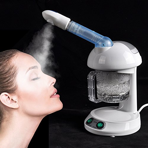 FUNTELL Mini Bedampfer Vapozon Aromabedampfer Steamer Tischbedampfer mit Ozon verlängert Salon Spa Bedampfer - 2