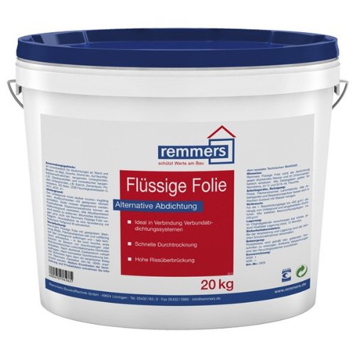 Preisvergleich Produktbild Remmers Flüssige Folie Dispersionsbeschichtung 20 Kg