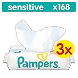 Pampers Sensitive Feuchttücher, 168 Tücher