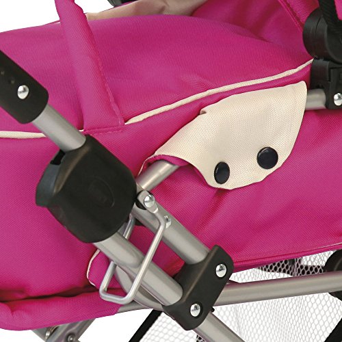 Imagen 3 de Bayer - Maxi Pink, carrito de juguete para muñecas, 3 en 1(13929)