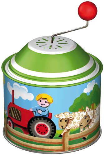 Old MacDonalds Tin Toy Winding Music Box