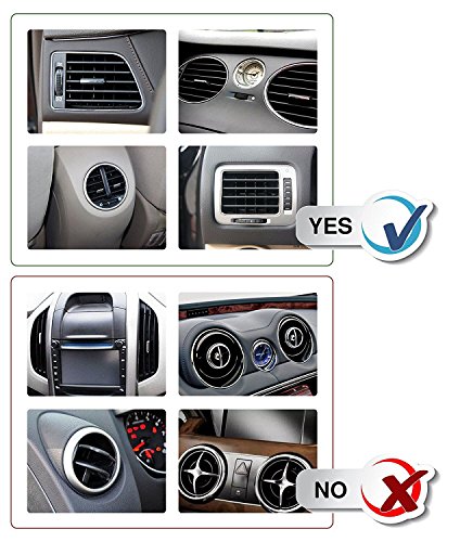 Auto Handyhalterung Kratzschutz 360Â°Drehbarem Gelenk [Lebenslange Garantie] IZUKU Handy Halterung Auto LÃ¼ftung Universal Kompatibel fÃ¼r iPhone8/7/6 Samsung Smartphone mit einer Breite von 5,3cm-9,5cm