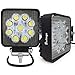 Produktbild Safego 2 x 4inch Arbeitslicht 27W LED Scheinwerfer Flutlicht Auto Arbeitsscheinwerfer bar Offroad Zusatzscheinwerfer (60-Grad) 27W Car LED Work Light Auto Arbeitsleuchte Off-road 12V 24V