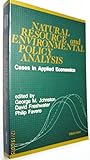 Image de Natural Resource and Environmental Policy Analysis: Cases in Applied Economics