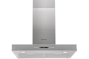 Hotpoint 60cm Slimline Chimney Cooker Hood - Stainless Steel