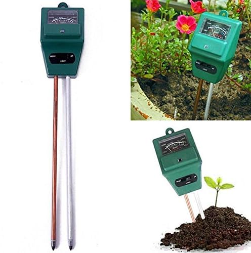 MTL 3 in1 Soil Moisture Meter, Light and PH acidity Tester, Plant Soil Tester Kit, Great For Garden, Farm, Lawn, Indoor &amp; Outdoor Garden Plant Flowers Soil PH Tester Moisture Light Meter Testing Tools