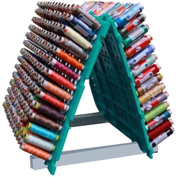 Spool Rack Sew Tech Wall Mount Thread Rack | Holds 60 Spools Or 30 ...