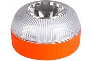 PNNNU Luz Recargable Homologada V16 Baliza De Ayuda De Emergencia para Coches Luz De Advertencia Intermitente De Inducción Magnética