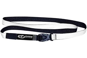 Climbing Technology Clippy 7X976 Cinturino, Bianco Nero, Taglia Unica
