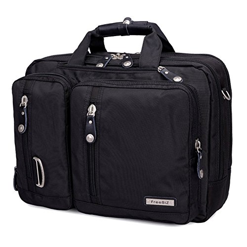 FreeBiz 15-Zoll-Laptop-Tasche Multifunktions -Laptop-Aktenkoffer -Rucksack mit Tragegriff und Schultergurt Passend bis zu 15 6 Zoll Gaming Laptops f  