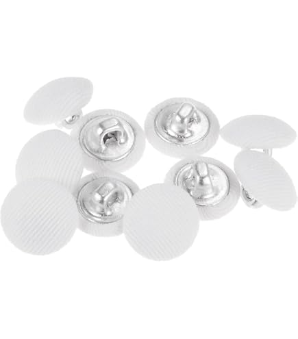 QUARKZMAN 10Pcs Boutons De Couture En Tissu Recouvert De 40L, De