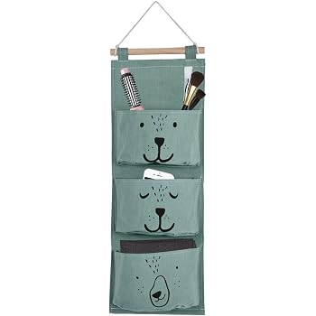 3 Sacs Rangement Suspendus ZhengYue - Organisateur Murale Pliable Entrée Jouets Bijoux