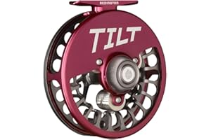 Redington Tilt Euro Nymph Reel - 2-5 Fly Reel for Euro Nymph Fishing - Large Arbor Design - Smooth Drag - Removable Weights for Perfect Balance on Any Fly Rod - 100yds/20lb Capacity