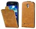 Produktbild Original Akira Handmade PREMIUM Echtleder Flip Case für Samsung Galaxy S4 Active GT-i9295 Braun