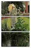 Printed Paintings Leinwand 3-teilig(80x120cm): James Tissot - Frühlingsmorgen