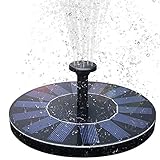 ✅Einfache Installation und Bedienung: Legen Sie die Pumpe lediglich ins Wasser, den Rest erledigt die Sonne. Je heller es das Sonnenlicht empfängt, desto besser funktioniert es.