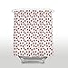 Produktbild Mildew Resistant Fabric Shower Curtain Waterproof/Water-Repellent & Antibacterial, Fabric 100% Polyester 60x72 Fruit Pattern Cherry
