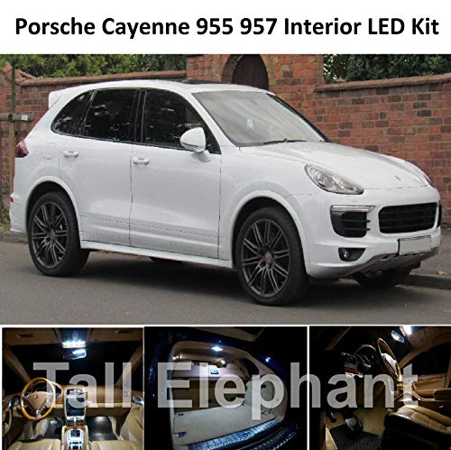 Tall Elephant - Kit de luces LED para interior (17 piezas), color blanco