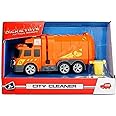 Dickie Toys Dump Truck Lorry Toy | Colourful Truck with Garbage Container Lifting Action and Light and Sound effects | Ages 3+ 203302000