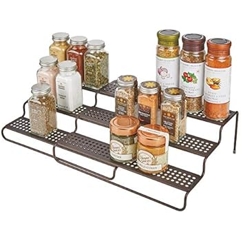 Amazon.de: mDesign Gewürzregal für Küchenschrank - ausziehbares