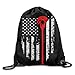 Produktbild Lacrosse American Flag Cool Drawstring Backpack String Bag