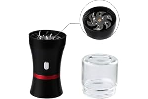 AiTURE Upgraded Mini Electric Grinder Spice Smart Herb 1100 mAh with 50ml Jar,Easy to Carry (big)