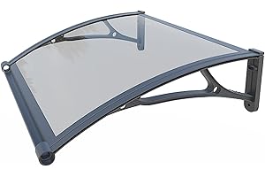 WERKA PRO Marquise Aluminium et Polycarbonate 80 x 120 cm