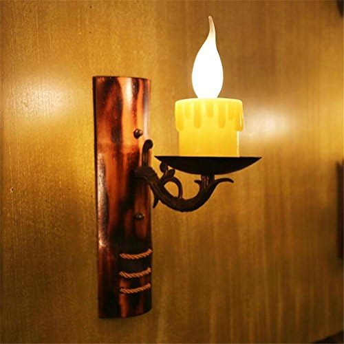 KDLD Wall Lights ® Wall Lights Wall Sconce Vintage Industrial Bamboo Candleholder Wall Lamp Bedroom Bedside Hallway Bar Cafe Restaurant Staircase Lighting Decorations